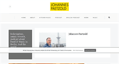 Desktop Screenshot of johannespaetzold.de